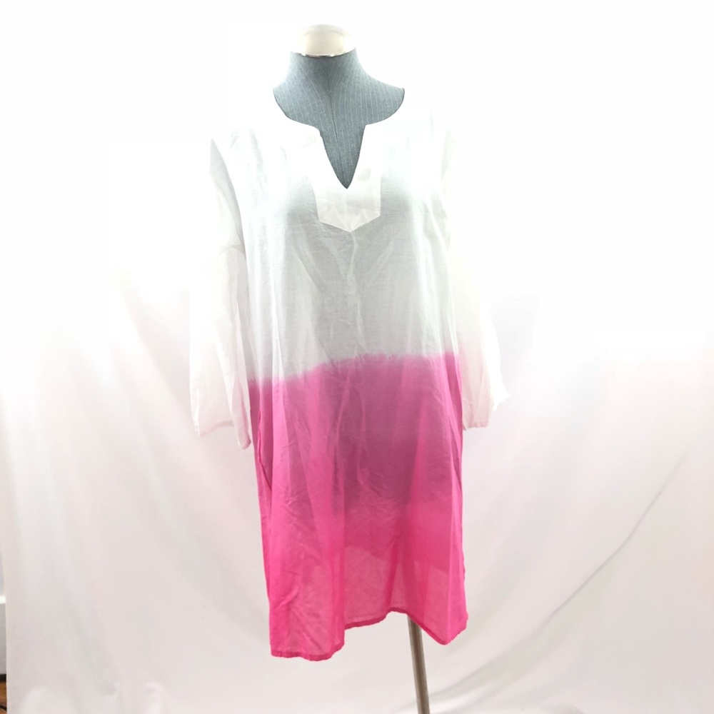 Blossom kimono dress long cover up Ombré Sz L